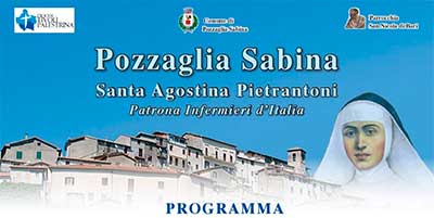 10 settembre 2026 – FESTA di S. Agostina